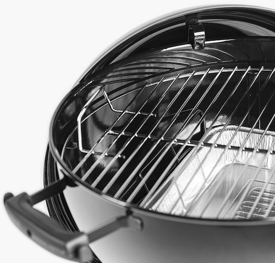 Weber Rostfreier Stahl Holzkohlegrill Kessel Mit einem Deckel und Thermometer 57x57cm