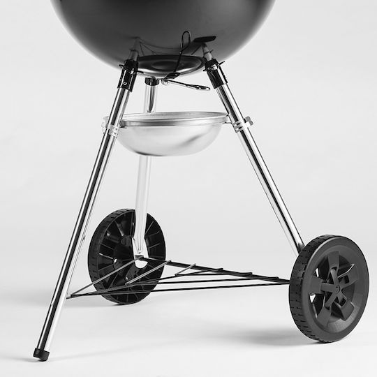 Weber Rostfreier Stahl Holzkohlegrill Kessel Mit einem Deckel und Thermometer 57x57cm