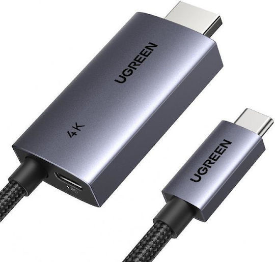 Ugreen Cablu HDMI de sex masculin - USB-C 2m Gri