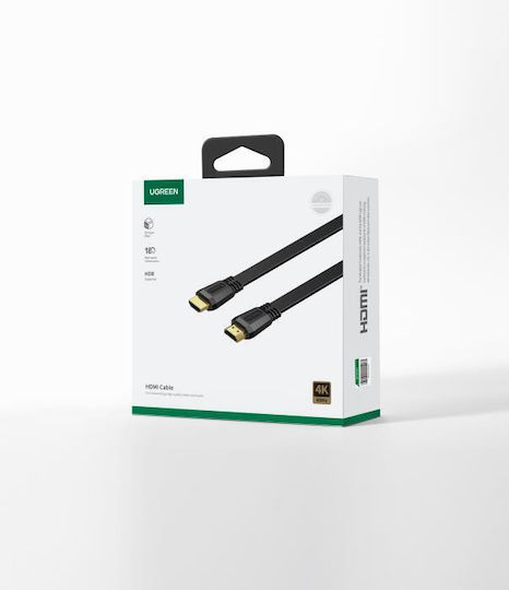 Ugreen ED015 HDMI 2.0 Premium High Speed 4K 60Hz HDR Braided HDMI Cable HDMI Male - HDMI Male 3m Black