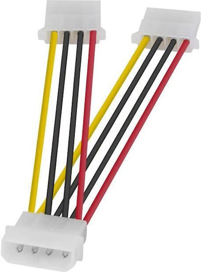 LogiLink Molex cu 4 pini - Molex cu 4 pini Cablu 0.2m Multicolor (CP0001)