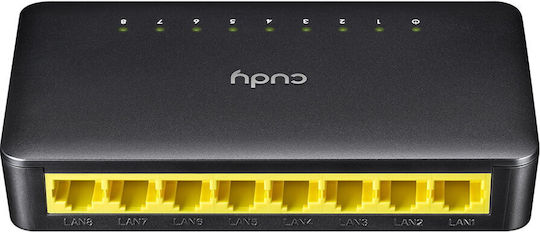 Cudy FS108D Unmanaged L2 Switch με 8 Θύρες Ethernet