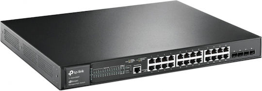 TP-LINK TL-SG3428MP Managed L2 PoE+ Switch with 24 Gigabit (1Gbps) Ethernet Ports and 4 SFP Ports