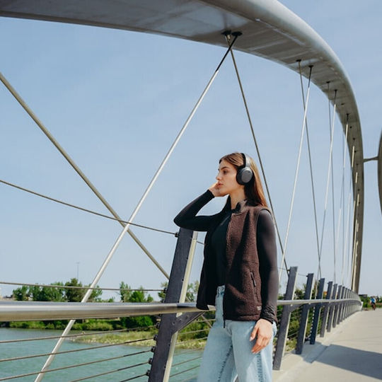 Edifier W820NB Plus v2.0 Wireless / Wired Over Ear Headphones with 49 hours of Operation Gray