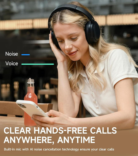 Edifier W800BT Pro Ασύρματα / Ενσύρματα On Ear Ακουστικά με 45 ώρες Λειτουργίας και Quick Charge Μαύρα