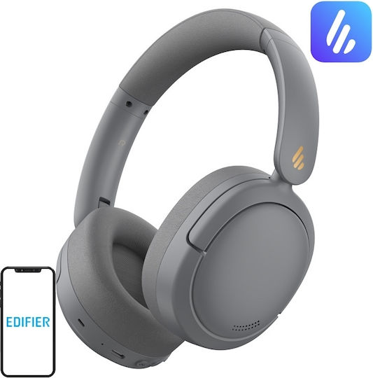 Edifier W800BT Pro Kabellos / Kabelgebunden Am Ohr Kopfhörer mit 45 Stunden Betriebszeit und Quick Charge Gray