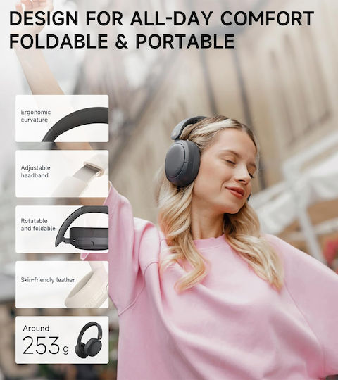 Edifier W800BT Pro Kabellos / Kabelgebunden Am Ohr Kopfhörer mit 45 Stunden Betriebszeit und Quick Charge Gray