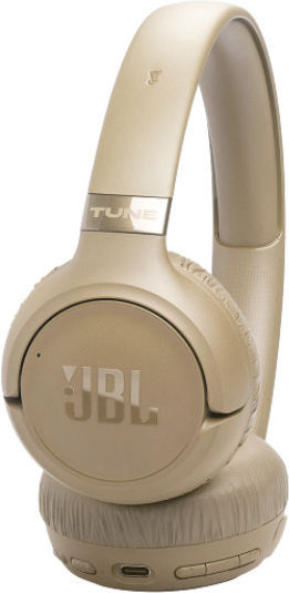 JBL Tune 680NC Fără fir Bluetooth On Ear Căști cu 50 ore de Funcționare Bej