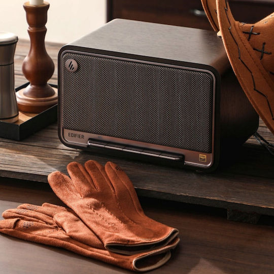 Edifier D32 Bluetooth Speaker 60W with Battery Life up to 12 hours Black Walnut