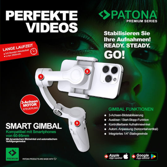 Patona 3-Axis Gimbal Stabilizer Patona Premium Smartphone 4247