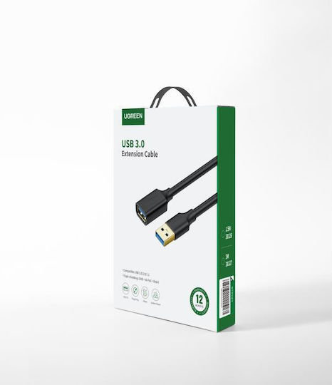 Ugreen USB 3.0 Cable USB-A male - USB-A female 2m (10373)