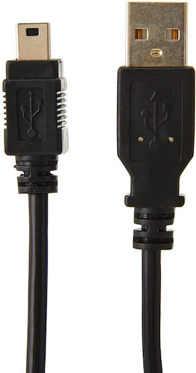 PremiumCord USB 2.0 Kabel USB-A-Stecker - Mini-USB-B-Stecker Schwarz 2m ku2m2a