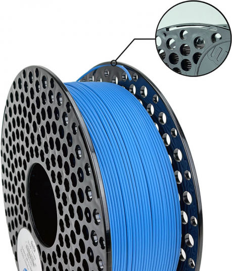 Azurefilm ASA 3D Printer Filament 1.75mm Blue 1kg 1pc Spool