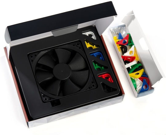 Noctua NF-F12 Chromax.black.swap Case Fan 120mm (1500rpm / 54.9cfm) Χωρίς Led Φωτισμό και Σύνδεση 4-Pin PWM