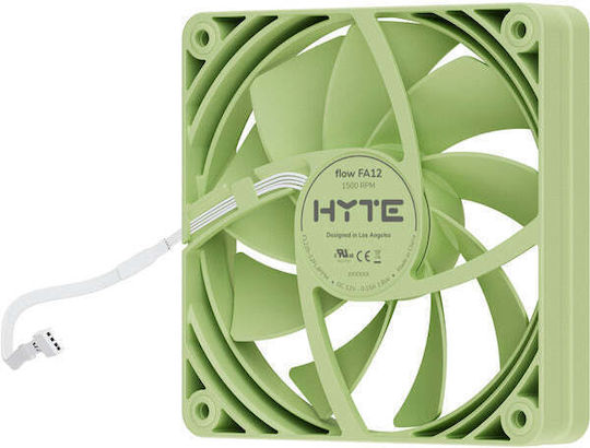 HYTE FA12 Case Fans 120mm Without LED Lighting Pack of 4 Matcha