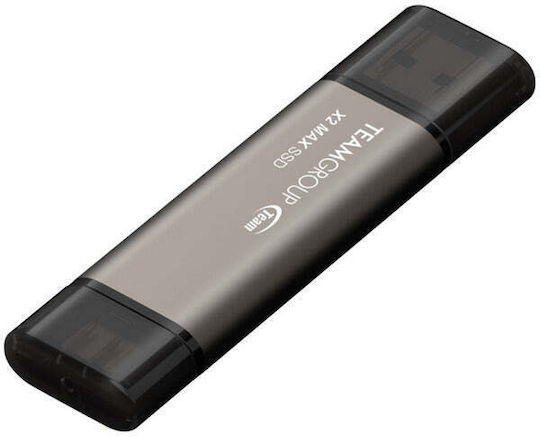 TeamGroup 1.0TB USB 3.2 SSD Stick με σύνδεση USB-A & USB-C Μαύρο