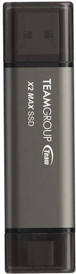 TeamGroup 1.0TB USB 3.2 SSD Stick με σύνδεση USB-A & USB-C Μαύρο