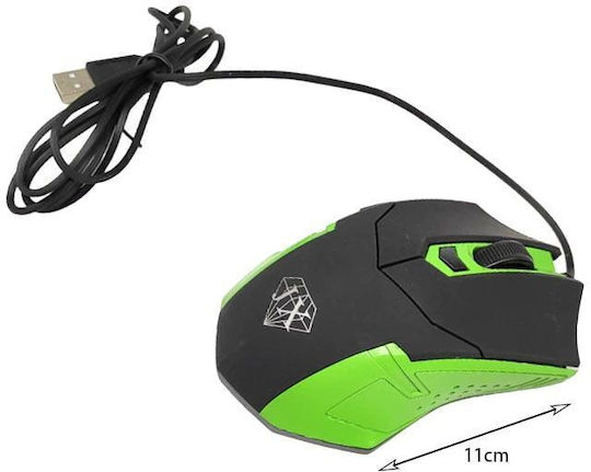 57634 Wired Red Mouse