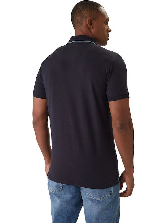 Guess Nolan Polo T-shirt Navy Blue