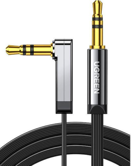 Ugreen 3.5mm Male to 3.5mm Male Audio Cable Black 1m with Gold Plated Terminals 10597