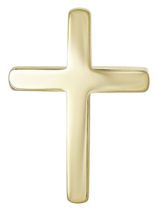 Kiriakos Gofas Men's 14K Gold Double Sided Cross Without Chain