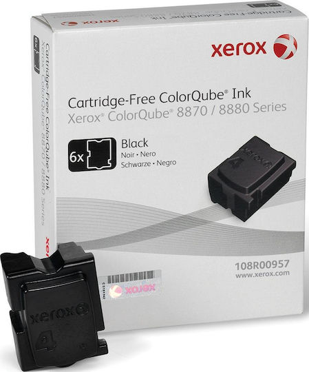 Xerox Original Pack of 6 InkJet Printer Inks Black (108R00957)