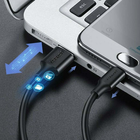 Ugreen US289 Regular USB 2.0 to micro USB Cable Μαύρο 1m (60136) 1τμχ
