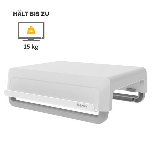 Fellowes Schreibtisch Ständer Bildschirm Weiß