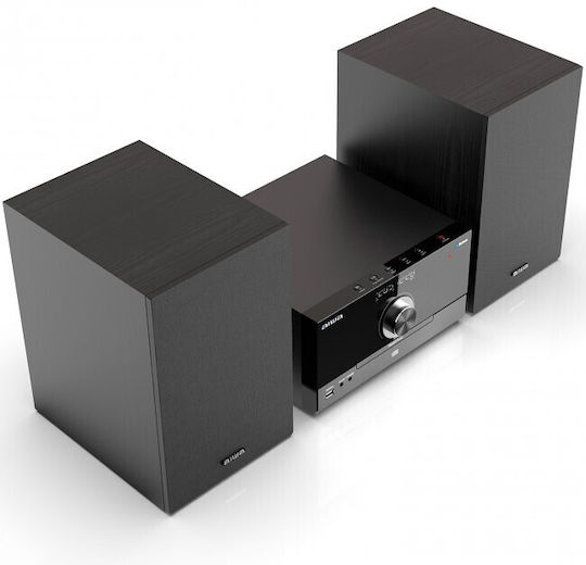 Aiwa Ηχοσύστημα 5.0 MSBTU-600 100W με CD Player και Bluetooth Μαύρο
