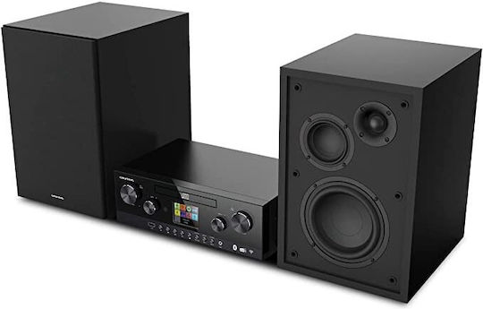 Grundig Ηχοσύστημα 2.0 CMS 5000 BT GHF1030 100W με Digital Media Player, WiFi και Bluetooth Μαύρο