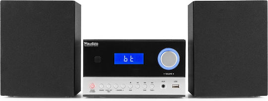 Audizio Ηχοσύστημα 2.0 Toulon 102.326 50W με CD / Digital Media Player και Bluetooth Μαύρο