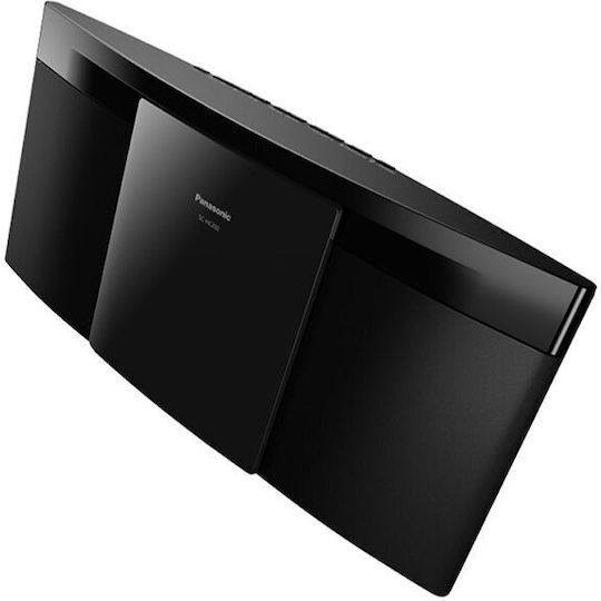 Panasonic Ηχοσύστημα 2.0 SC-HC200 SC-HC200EG-K 20W με CD Player και Bluetooth Μαύρο
