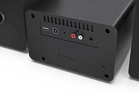 Sharp Аудиосистема 2 Tokyo XL-B520DBK 40W с CD / Цифрови медии Player и Bluetooth Черен