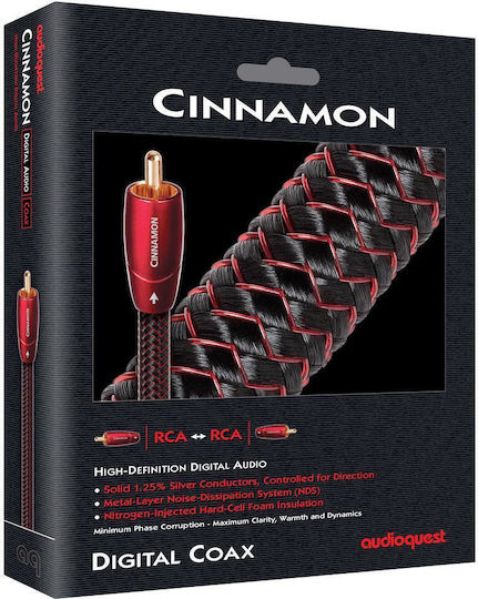 Audioquest Cable RCA male - RCA male 0.75m