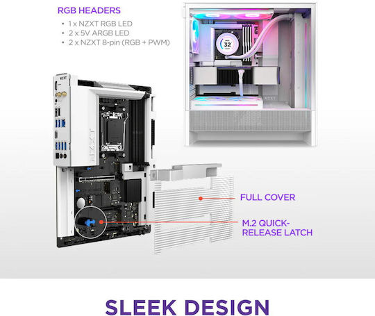 NZXT N7 B850 Wi-Fi Motherboard ATX with AMD AM5 Socket