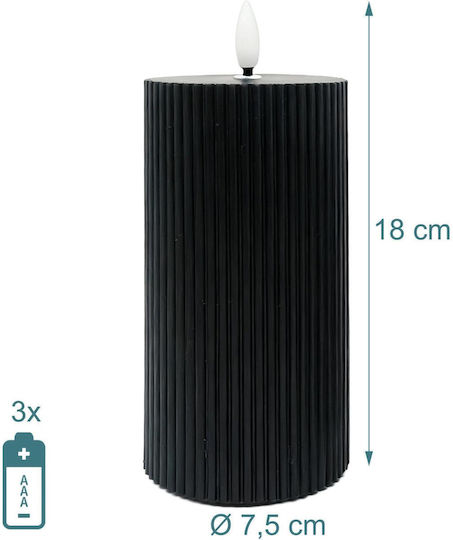 Relaxdays Διακοσμητικό Φωτιστικό LED Κερί