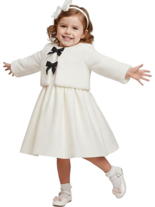 Kids Bolero Fur White