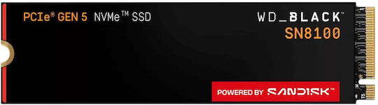Western Digital SN8100 SSD 8.2TB Тип M.2 С Връзка PCI Express 5.0 WDS800T1X0M-00CMT0