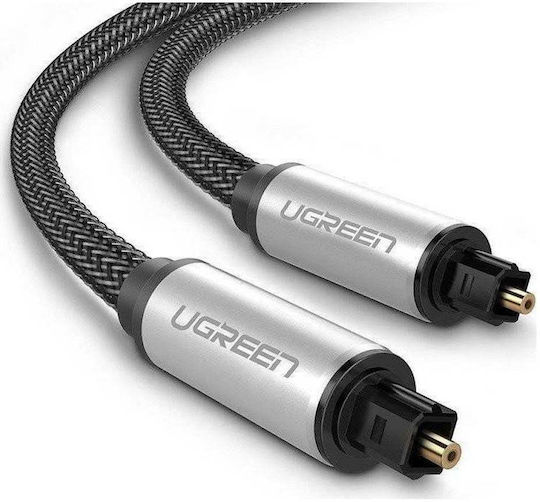 Ugreen Optical Audio Cable TOS male - TOS male Γκρι 1m (10539)
