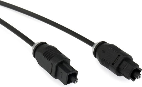 Hosa Optisches Audiokabel TOS männlich - TOS männlich Schwarz 0.9m (OPT-103)