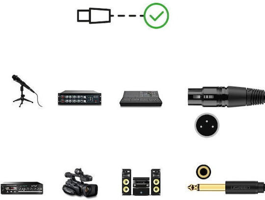 Ugreen AV131 XLR female to 3.5mm male 2m Cable (20244)