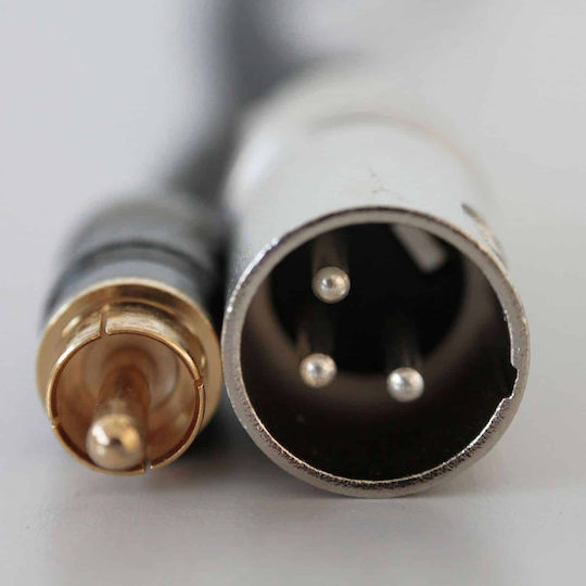 Cobra Cable XLR Male - RCA Male / XLR Male Black 1.5m 51623
