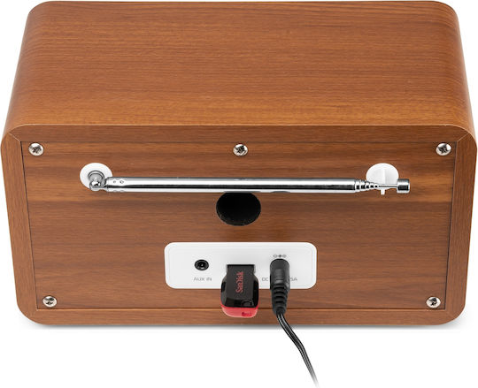Audizio Avio Επιτραπέζιο Ραδιόφωνο Ρεύματος DAB+ με Bluetooth και USB Λευκό