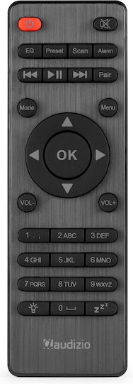 Audizio Foza Tabletop Radio Electric DAB+ with Bluetooth Silver