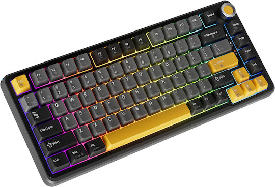 Marvo Titan 75 Ασύρματο Gaming Μηχανικό Πληκτρολόγιο 75% με RGB φωτισμό (Αγγλικό US)