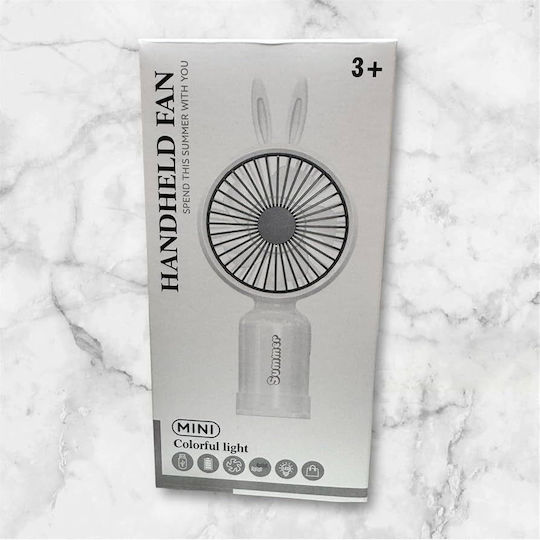 Yesplus Ys-1609 Επαναφορτιζόμενος Mini Ανεμιστήρας Χειρός Χρυσό