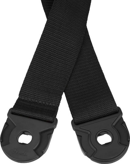 Fender Quick Grip Locking End Black Polypro 2" Guitar Bass Strap