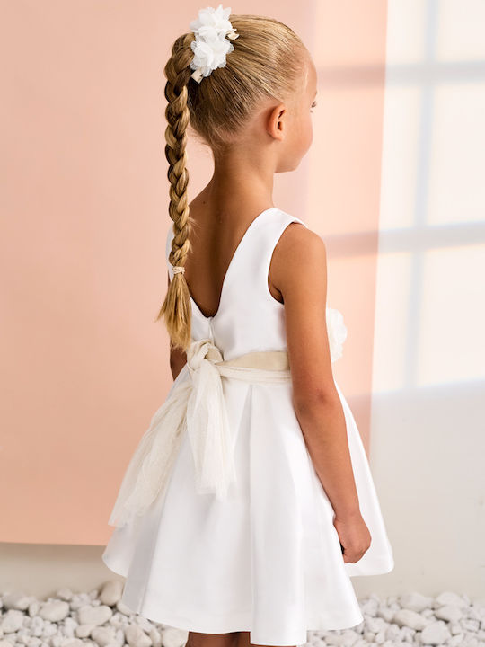 Mädchenkleid Weiß