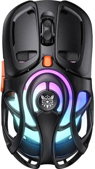 Onikuma DM02 Kabelloses RGB Gaming Maus 12800 DPI Schwarz