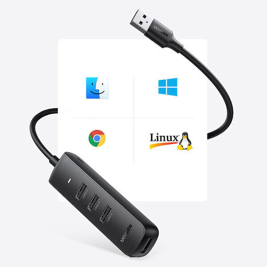 Ugreen CM416 Hub 4 Ports USB 3.0 with USB-A Connection